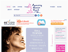Tablet Screenshot of amazingwomenrock.com